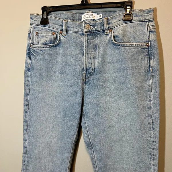 & Other Stories Stockholm Atelier Light Wash Straight Leg Jeans Size 29 Blue - Image 5