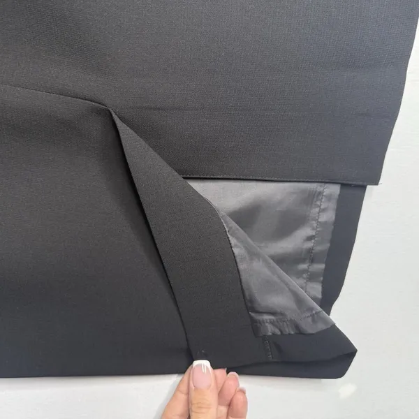 Calvin‎ Klein Black Straight Pencil Skirt Size 4 Career Simple Basic Capsule - Image 5