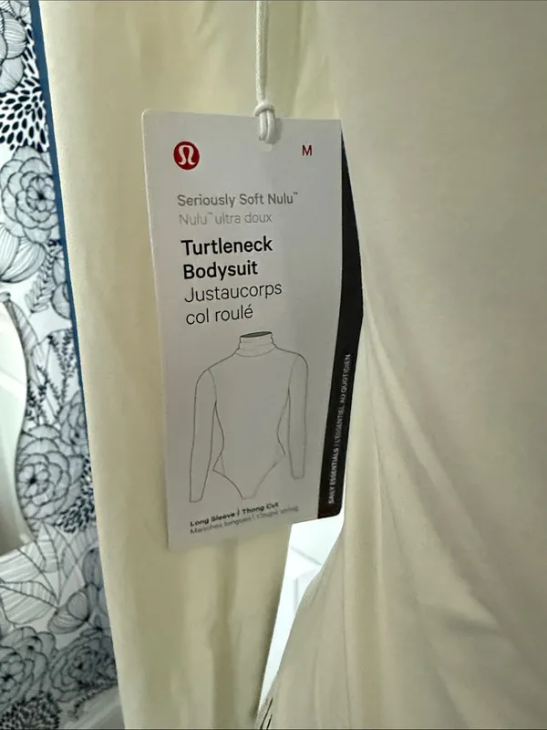 lululemon athletica Women’s Turtleneck Bodysuit in Bone - Image 2