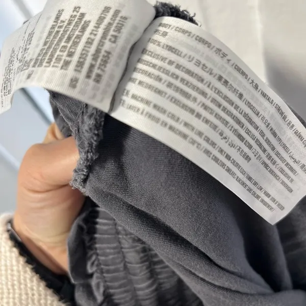 Abercrombie & Fitch Grey cargo jogger washed gray size small - Image 3