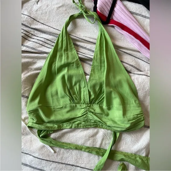 Peppermayo Betty Halter‎ top in lime green size 4 - Image 10