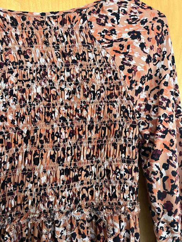 Orange leopard Dress - Image 5
