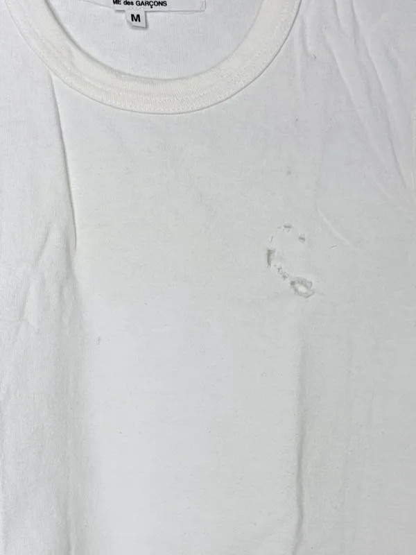 Comme des Garcons PLAY White Sleeveless Knit Tank Top Designer Size M - Image 5
