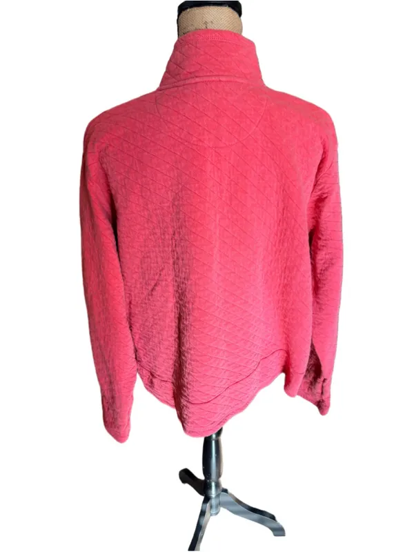 Woolrich "Ruby Heather" Quilted Mock Neck Jacket Size XL Vintage - Image 5
