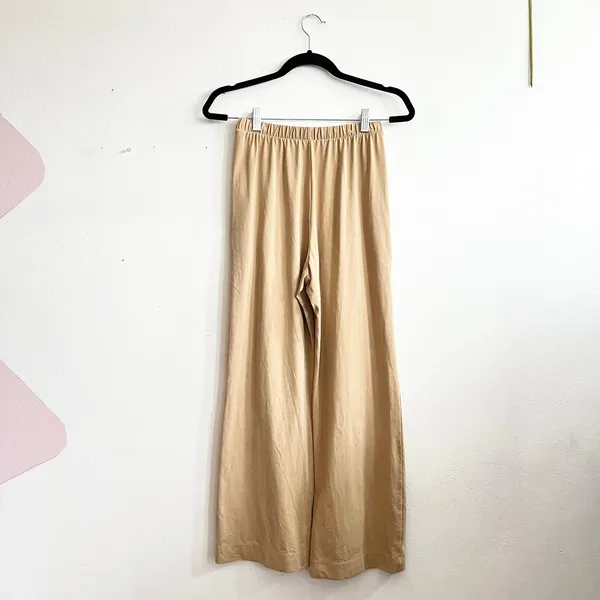 Uniqlo Mame Kurogouchi AIRism Pants Quiet Luxury Neutral Minimal Classic XS‎ - Image 3