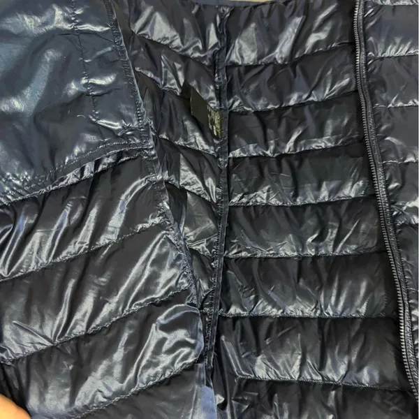 UNIQLO Women's Size XL Down Puffer Jacket Blue Lightweight‎ Packable Full Zip P - Image 5