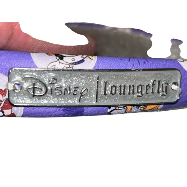 NWT Disney Parks Loungefly 100th Anniversary Mickey and Friends Purple Ears - Image 3