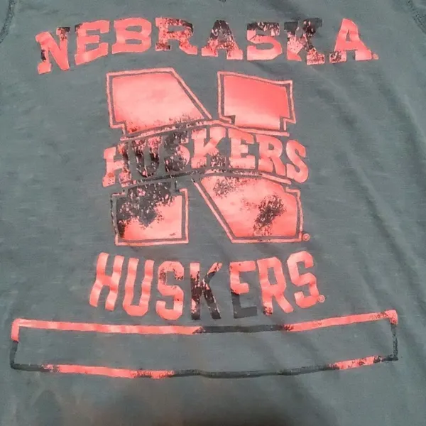 Pro Edge Gray Nebraska Huskers Long Sleeve Tee (S) Gray - Image 5
