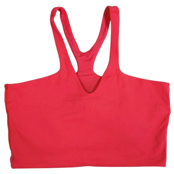 Lululemon Bend This V Reversible Sports Bra Medium Glaze Pink Pilates Yoga Gym - Image 3