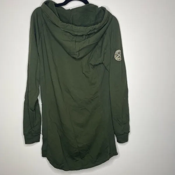 Lake Girl- Green Hooded Sweatshirt - Image 2