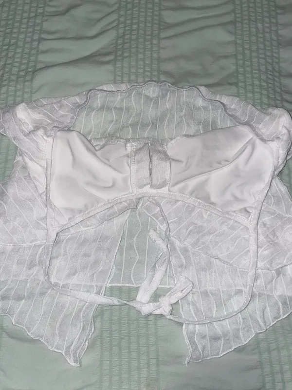 Halter Top White Size L - Image 4