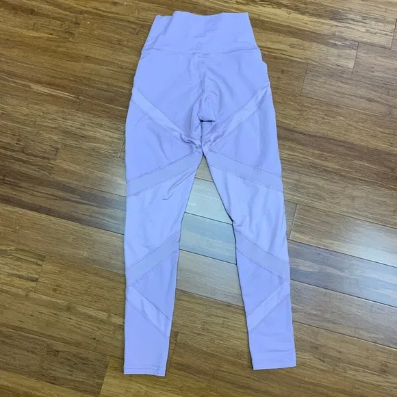 OFFLINE By Aerie The Hugger Hi-Rise‎ Leggings Womens Size Small Purple Athletic - Image 4