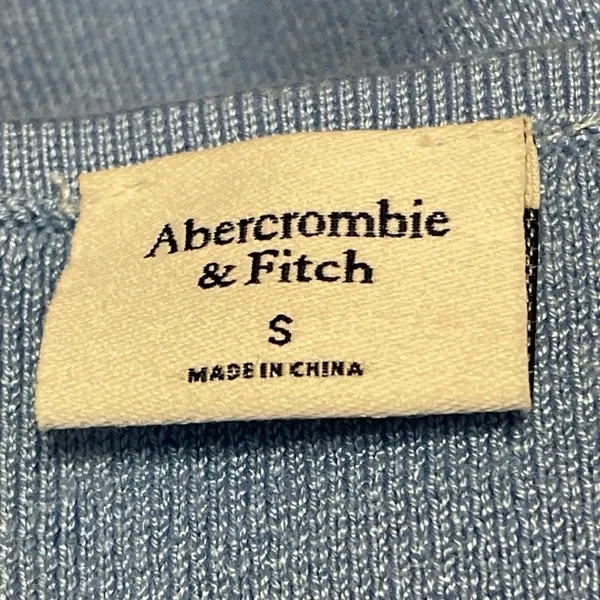 Abercrombie & Fitch Blue Sleeveless Backless Cami Camisole Bodycon Mini Dress S - Image 4