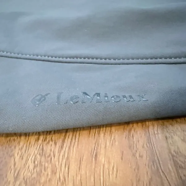 LeMieux Womens Full Seat Silicone Grip Breeches Charcoal Gray Size US 30 UK 14 - Image 3