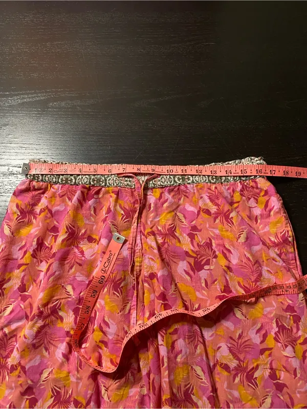 Sundance Pink and Yellow Floral Pajama Bottoms - Image 3