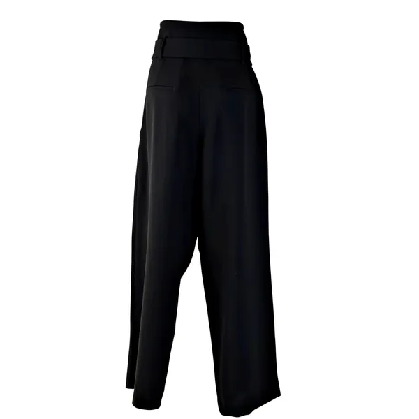 Aritzia Babaton Power Pant Paper Bag Belted Trousers Black - Image 5