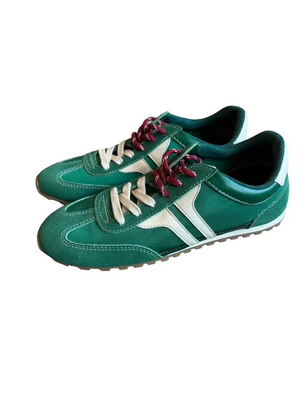Shu Shop Sarah Sneakers Tennis Shoes Athletic Kelly Green Lace-Up Size 7 NIB NEW - Image 5