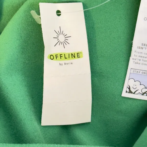 467 | NWT OFFLINE by‎ Aerie The Hugger Bike Shorts XL Green 5" Athleisure - Image 7