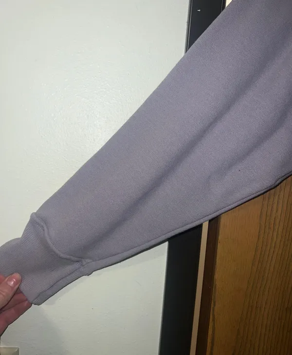 Light Purple Crew Neck Sweatshirt - Image 3