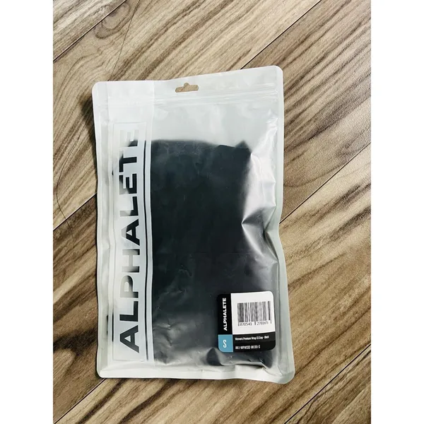 Alphalete Woman’s Premium Wrop SS Crop - Black, Size Small - Image 11