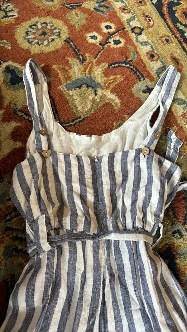 Rachel Zoe Linen Jumpsuit Size 6 - Image 5