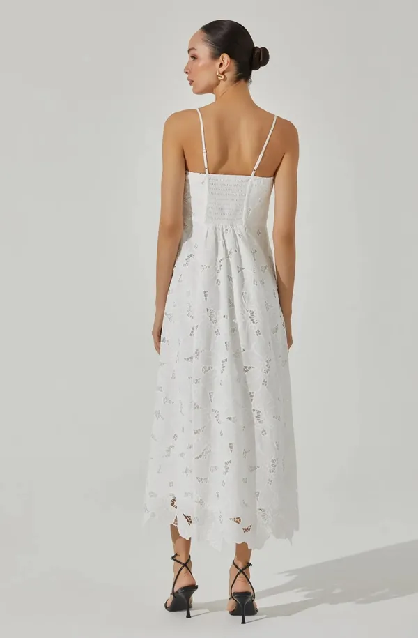 ASTR The Label Cotton Eyelet Dress - Image 2