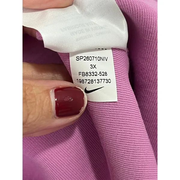 Nike Women's Phoenix Sportswear Tech Fleece High Waisted Jogger Pants Lilac 3X - Image 7