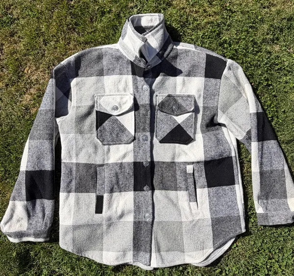 Plaid Button Down Jacket - Image 2