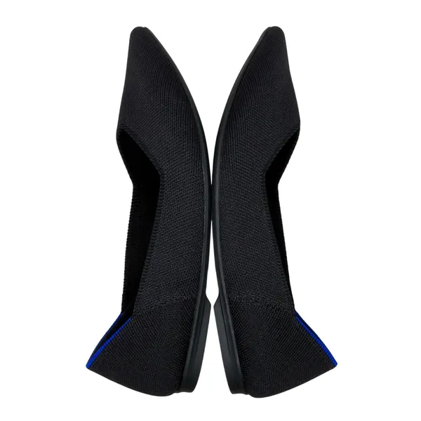 Rothy's The Point II Black Flats Pointed Toe In Love Insole Ballet Flats 6.5 - Image 5
