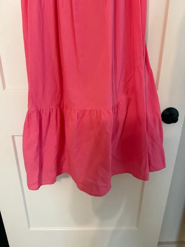 Boutique Pink Spaghetti Strap Maxi Dress - Image 3