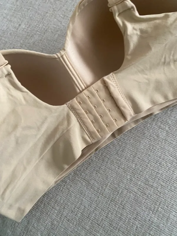 Nwt Truekind Supportive Comfort Wireless Shaping Bra Size Xl Beige - Image 9