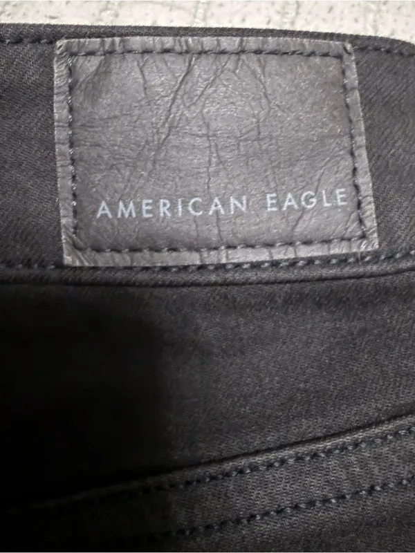 American Eagle Next Level Stretch High Rise Button Fly Distressed Skinny Jeans 8 - Image 5