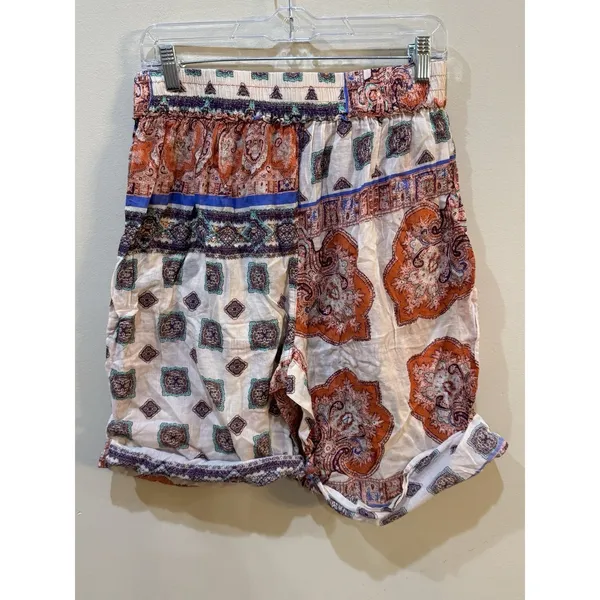 Intimately Free People Oasis Lounge Shorts Patchwork Size Medium Cuffed - Image 2