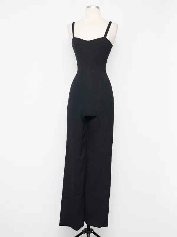 Dress the Population - Black Wide Leg Jumpsuit - Image 3