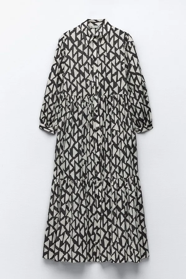 NWOT Zara Patterned Maxi Dress - Image 2