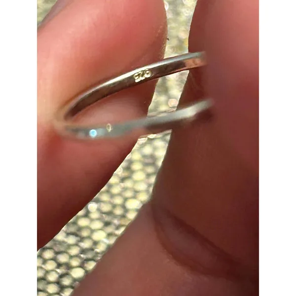 925 sterling silver h8 size 8 1.86g ring band - Image 6