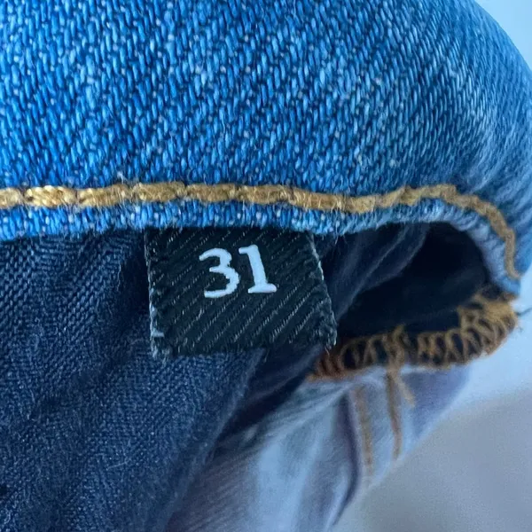 7 For All Mankind Low Rise Flare Jeans Size 31 - Image 5
