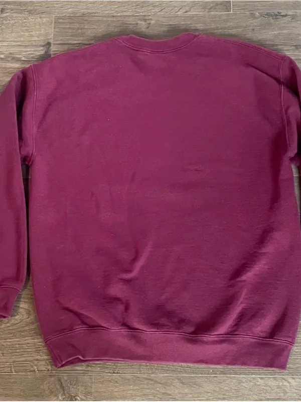 IvySport Harvard Maroon & White Crewneck Sweatshirt, Size Medium - Image 6