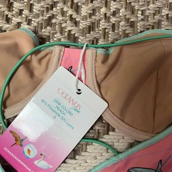 Oceanus x Playboy Bikini top Sz Small - Image 3