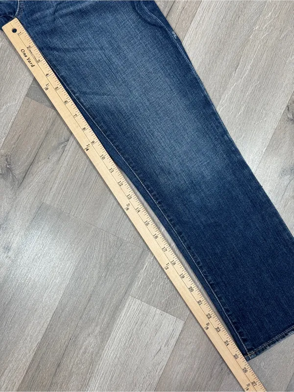 American Eagle Artist Low Rise Crop Stretch Jeans‎ Blue 6 Retro Capri Y2K - Image 11