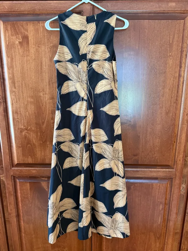 The Clothing Exchange Company NWOT Black and Tan Floral Dress - Image 5