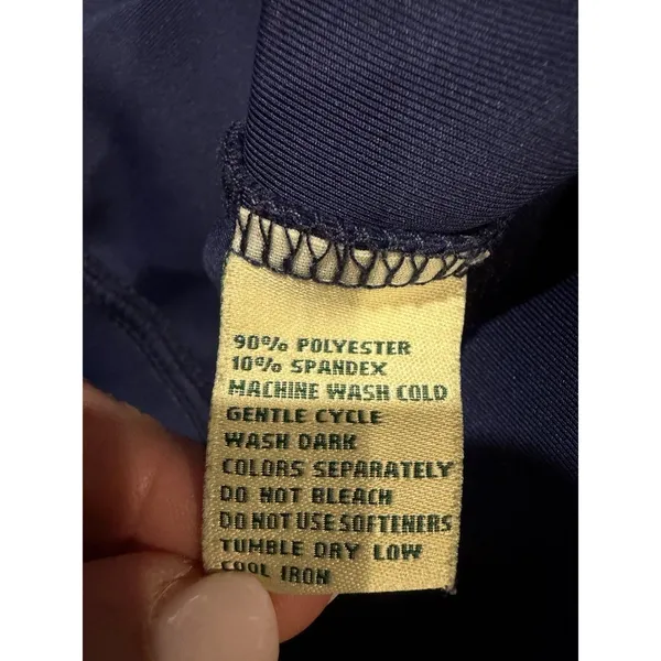 Donald Ross Quarter Zip Large Pullover Sweater Blue Golf Stretch - Image 8