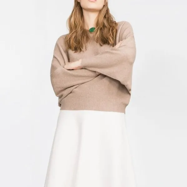 ✨ Zara Knit Batwing Cropped Sweater✨ - Image 2