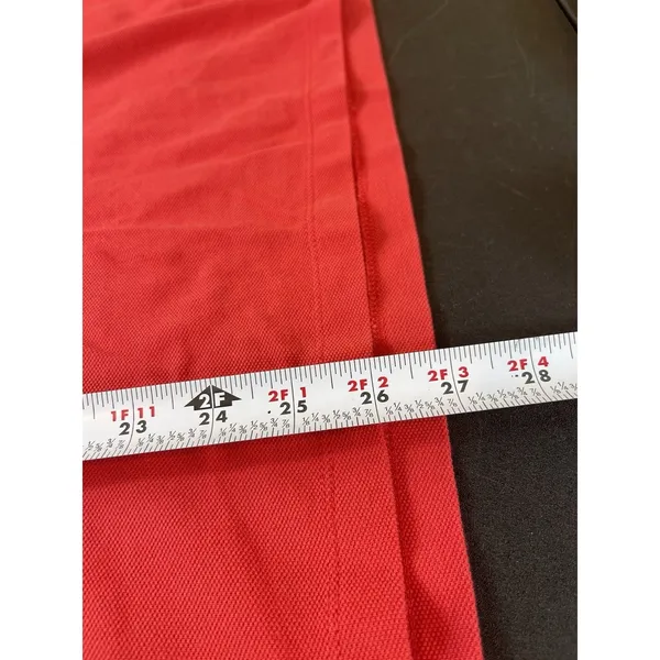 Polo Jeans Co Ralph Lauren XL Coral Ruffle Polo Shirt Cotton Short Sleeve - Image 10