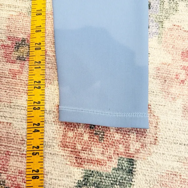 Wilo The Label Womens Ribbed Blue Leggings Size Medium Pilates Yoga Athleisure - Image 7