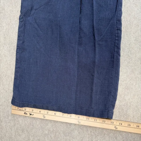 Wide Leg Pants Womens 2XL Navy Blue Dokotoo Ankle Crop Boho Coastal Grandma - Image 7