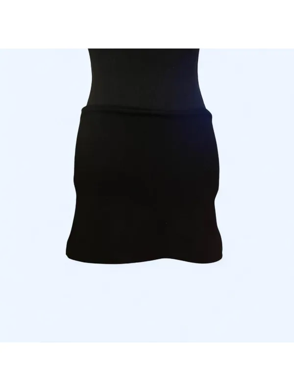 Vintage Y2K Rave City black coquette butterfly mini skirt Size Medium 🖤 - Image 5