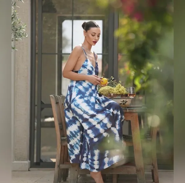 Zara tie die dress - Image 2