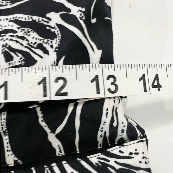 White House Black Market Floral Strapless Tiered Rose Print Mini‎ Dress Size 4 - Image 8
