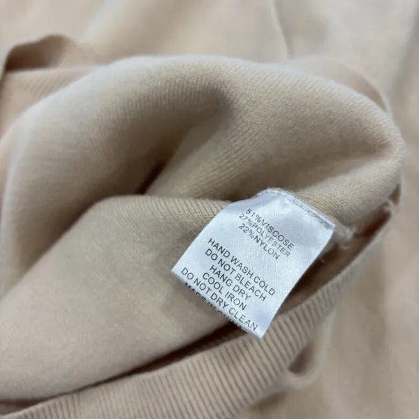 All:Row Sweater Womens Size Large Cream Crew Neck Elegant Classic Minimalist - Image 5